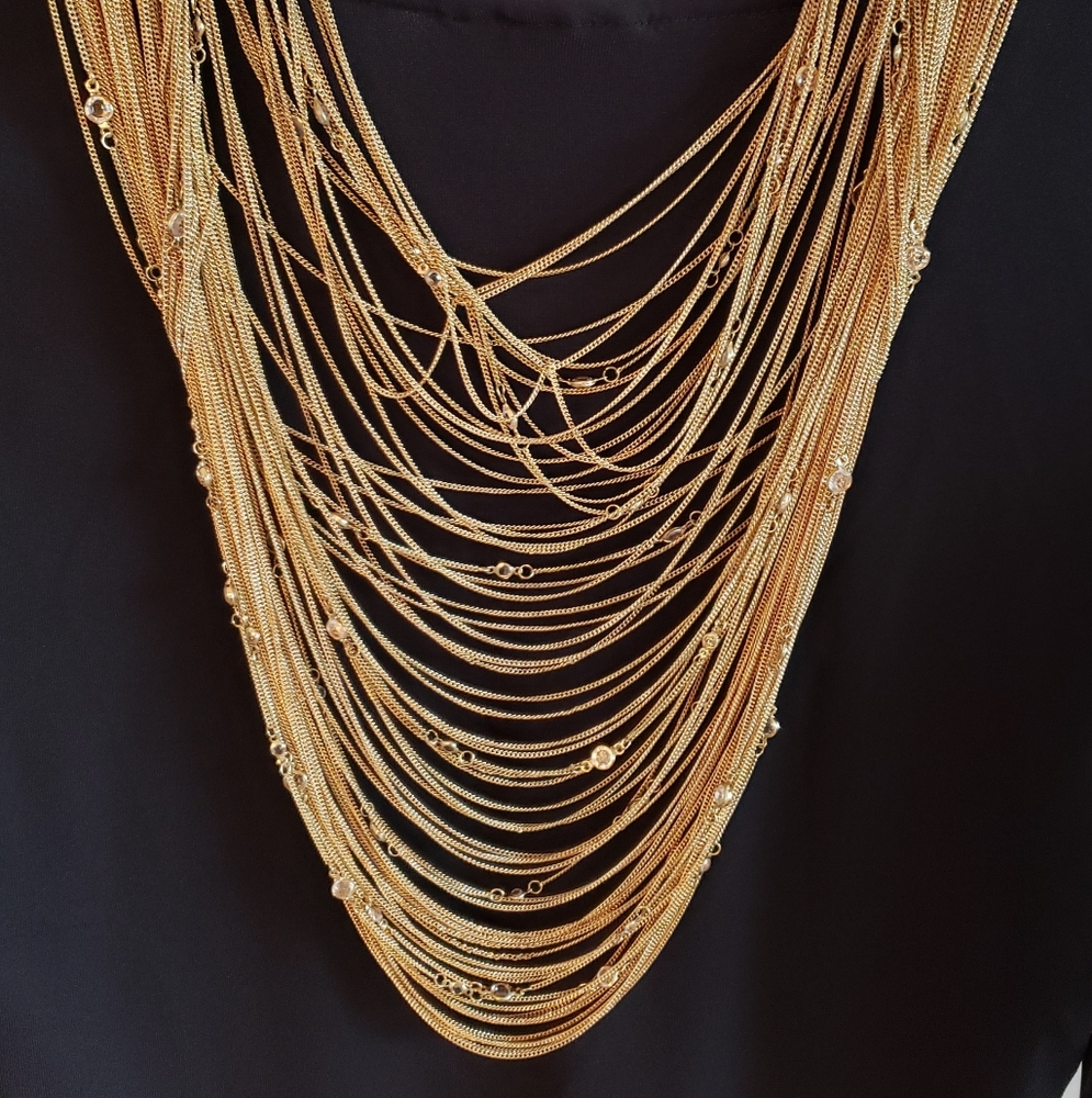 Bcbgmaxazria Multi Chain Necklace - image 1